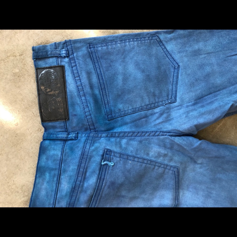 Cheap Monday coated blue jeans